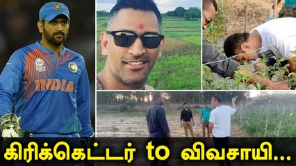இயற்கை முறை விவசாயத்தில் குதித்த Dhoni | Oneindia Tamil
