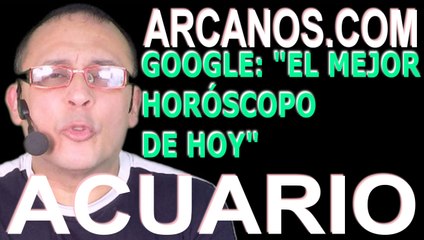 ACUARIO - Horóscopo ARCANOS.COM 3 al 9 de enero de 2021- Semana 02