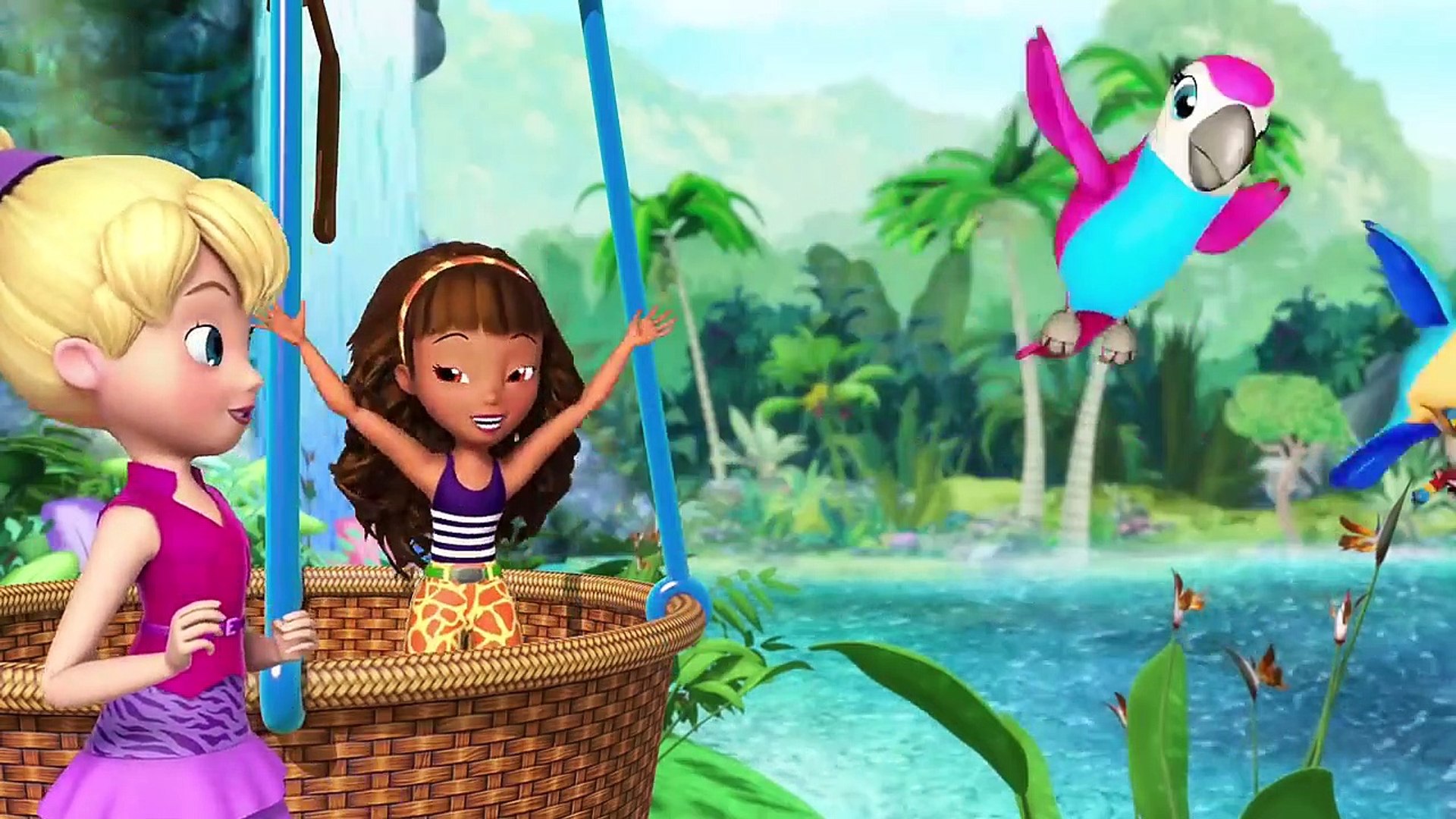 Barbie  Cartoon Princess  Cartoon  Four  Beautiful Girls Videos For Kids Barbie Movies