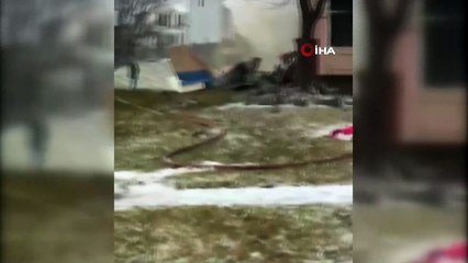 - ABD'de uçak evin üzerine düştü: 3 ölü