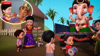 ஒற்றை கொம்பர் கணபதி - Ganesha Song - Tamil Rhymes for Children - Infobells
