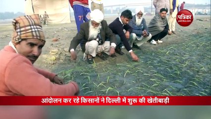 खराब मौसम में डटे रहे किसान, झुकने से किया इंकार