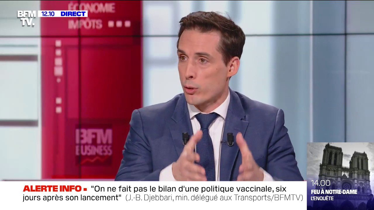 Jean-Baptiste Djebbari: "L'objectif, c'est de pouvoir vacciner 26 millions de Français d'ici à l'été"