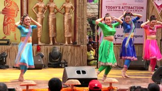 Foreign artists dance at Surajkund mela, India
