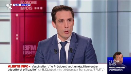 Jean-Baptiste Djebbari sur l'épidémie de Covid-19: "Nous sommes sur un plateau, des territoires sont plus touchés que d'autres"