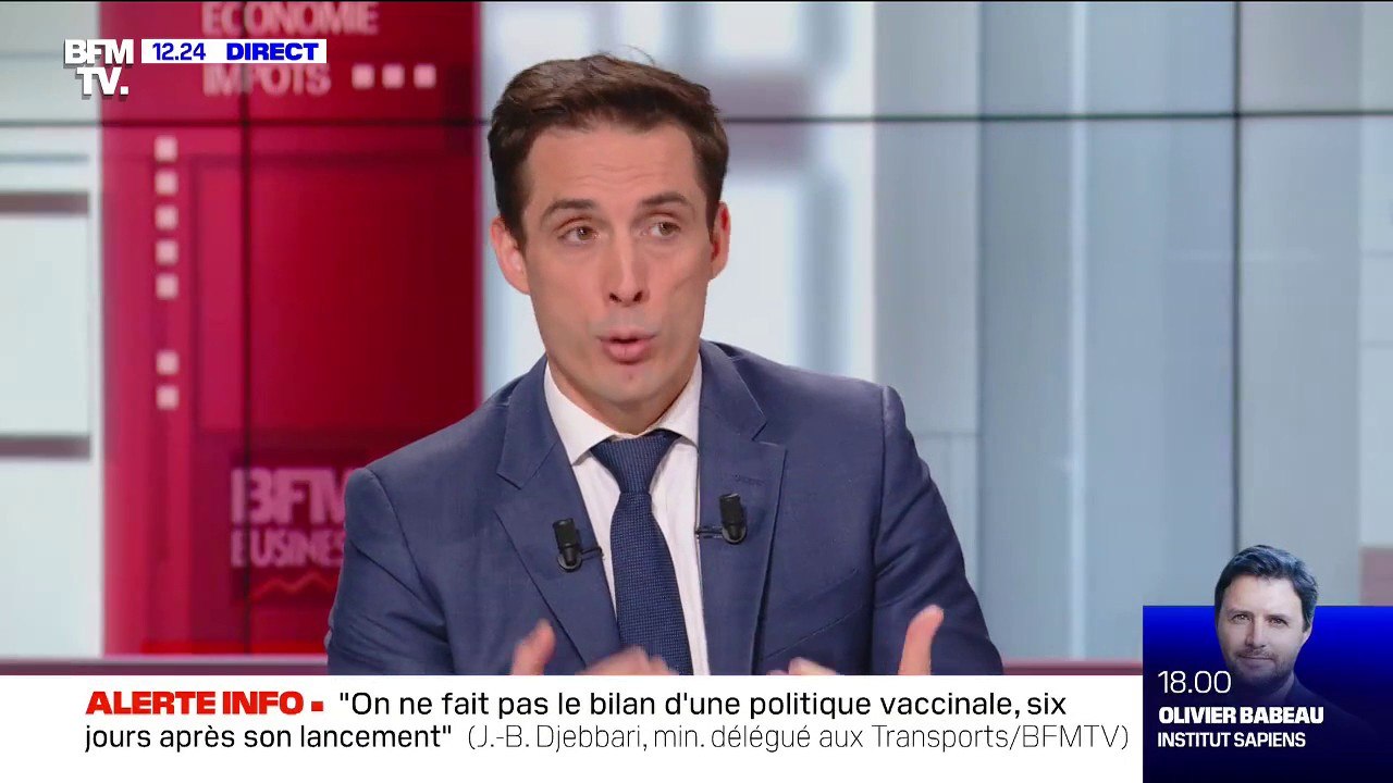 Jean-Baptiste Djebbari: "En cette période de Noël, on a vu voyager 70% des voyageurs habituels"