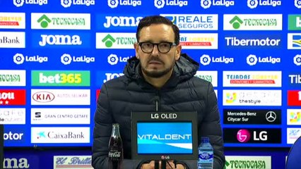 Bordalás: "Solo los perdedores se entregan, nosotros no somos perdedores, somos ganadores"