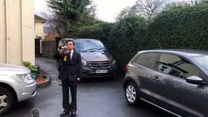 Bugler plays for Sunderland war veteran Len Gibson's 101st birthday.