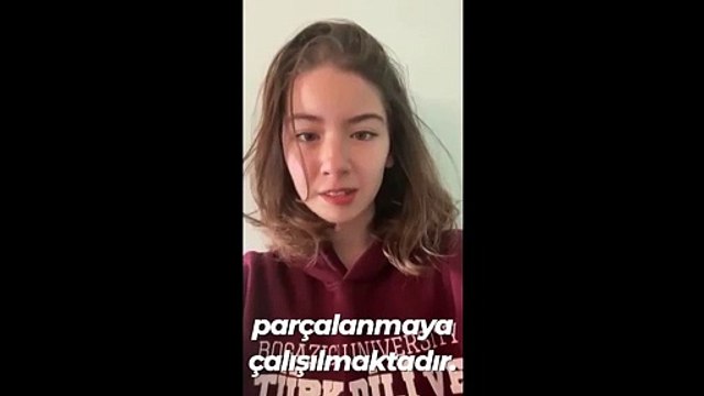 Boğaziçi Üniversitesi öğrencilerinden Kayyum rektör istemiyoruz videosu