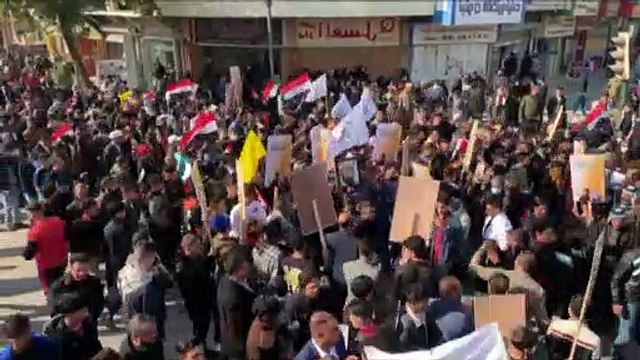 Miles de iraquíes conmemoran el aniversario del asesinato del general iraní Soleimani