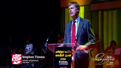 Stephen Timms Speech - Maaveerar Naal 2019 - UK