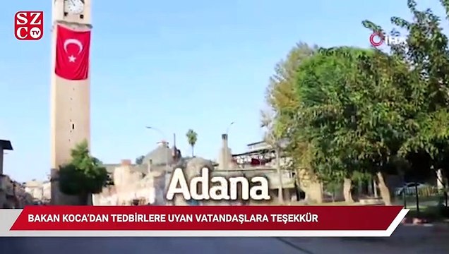 Bakan Koca'dan tedbirlere uyan vatandaşlara teşekkür