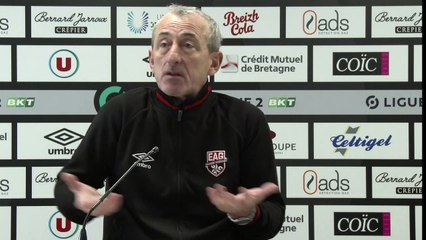 Le point presse avant EAG-AMIENS