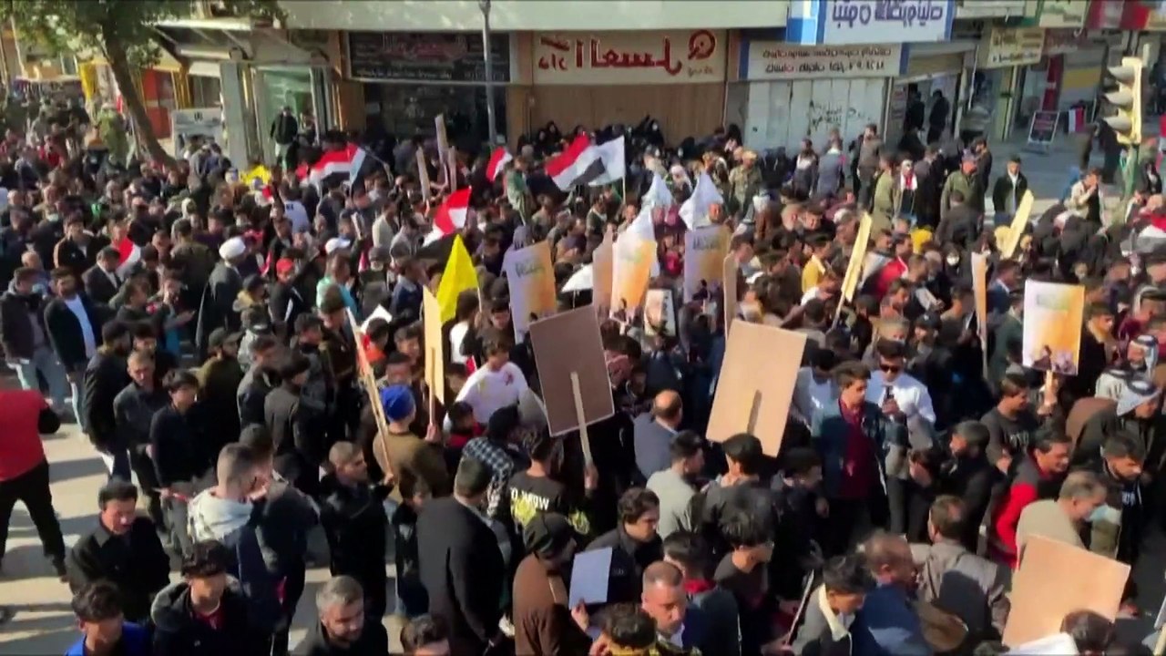 Massenproteste im Irak  - Ein Jahr nach US-Angriff auf General Soleimani
