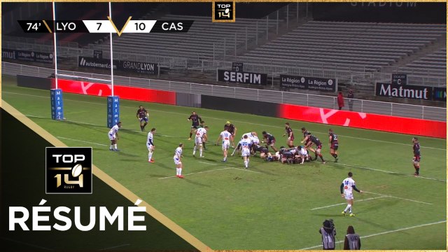 TOP 14 - Résumé LOU Rugby-Castres Olympique: 14-15 - J13 - Saison 2020/2021