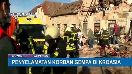 Gempa Magnitudo 6.3 Hantam Kroasia, 5 Orang Tewas