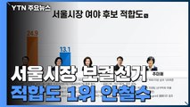 서울시장 보궐선거 안철수 큰 격차 선두...박영선 13.1% 2위 / YTN