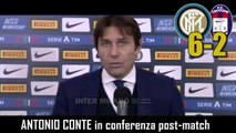 INTER-CROTONE  6-2: ANTONIO CONTE IN CONFERENZA POST-MATCH
