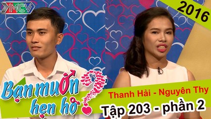 Kết thúc hạnh phúc cho cặp đôi đầy nghiêm túc trong tình cảm | Thanh Hải - Nguyên Thy | BMHH 203