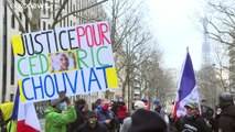 Paris protest in support of family of Cédric Chouviat who died after police arrest