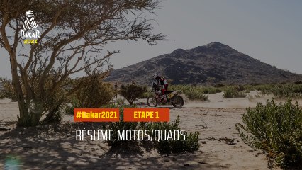 #DAKAR2021 - Étape 1 - Jeddah / Bisha - Résumé Moto/Quad