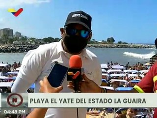 Pueblo venezolano disfruta de las playas del estado La Guaira los primeros días del 2021