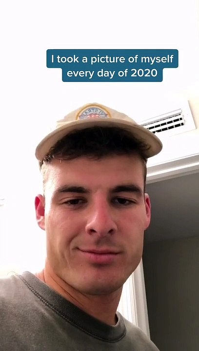 Il se prend en photo tous les jours en 2020
