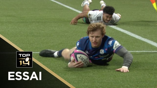 TOP 14 - Essai de James HALL (SFP) - Paris - Brive - J13 - Saison 2020/2021