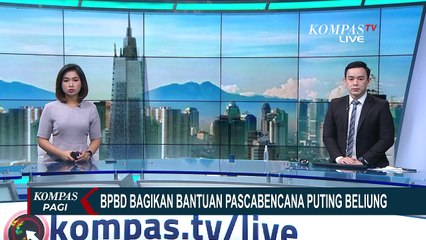 BPBD Bagikan Bantuan Bagi Warga Terdampak Puting Beliung di Cirebon