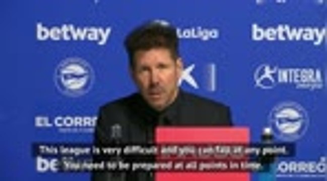 Simeone urges Atleti not to 'relax' as LaLiga leaders