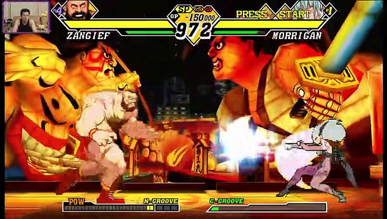 (GC) Capcom Vs. SNK 2 EO - 13 - Zangief - Ratio mode - Lv 8 nasty gameplay - Shin Akuma...somehow