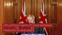 UK's Johnson warns of more lockdown measures as virus soars, and other top stories in international news from January 04, 2021.