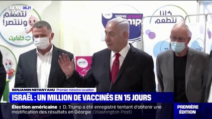 Covid-19: plus d'un million de vaccinés en deux semaines en Israël