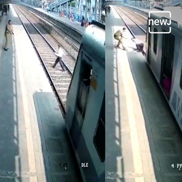 Mumbai Policeman Saves Old Man’s Life At Dahisar Railway Station