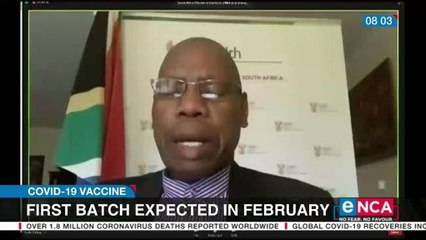 First batch of COVID-19 vaccine expected in February