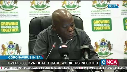 Over 8000 KZN healthcare workers infected