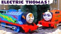 Electric Thomas Accidents from Thomas and Friends with Kenji and the Funny Funlings in this Family Friendly Full Episode English Toy Story for Kids from Kid Friendly Family Channel Toy Trains 4U