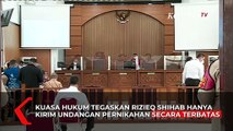 Kuasa Hukum: Rizieq Hanya Kirim 17 Undangan Nikah Putrinya