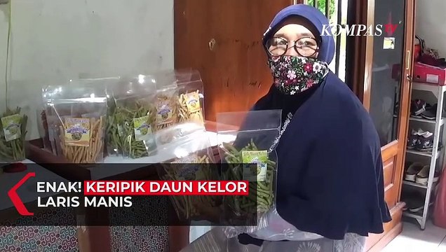 Enak! Keripik Daun Kelor Laris Manis