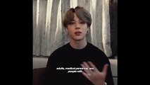 Jimin's Emotional Message Makes ARMYs Sad - Jimin New Year 2021