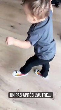 M. Pokora partage les premiers pas de son fils Isaiah. Instagram. Le 3 janvier 2020.
