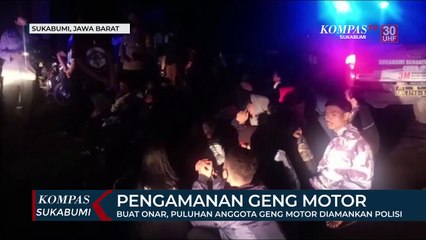 Buat Onar, Puluhan Anggota Geng Motor Diamankan Polisi