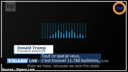 Un enregistrement de Trump demandant des bulletins de vote à son nom crée un tollé sur le net !
