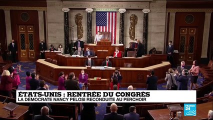 États-Unis : la démocrate Nancy Pelosi réélue présidente de la Chambre des représentants