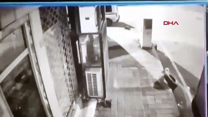 İstanbul'da mucize kurtuluş kamerada