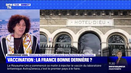 La ministre Frédérique Vidal assure que "ce n'est pas au bout de quelques jours que l'on voit les résultats d'une stratégie vaccinale"