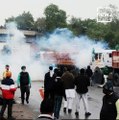 Major Clash Breaks Out Between Protesting Farmers And Police In Jaipur-Delhi Border