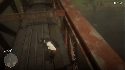 Un braquage de train raté dans RDR2