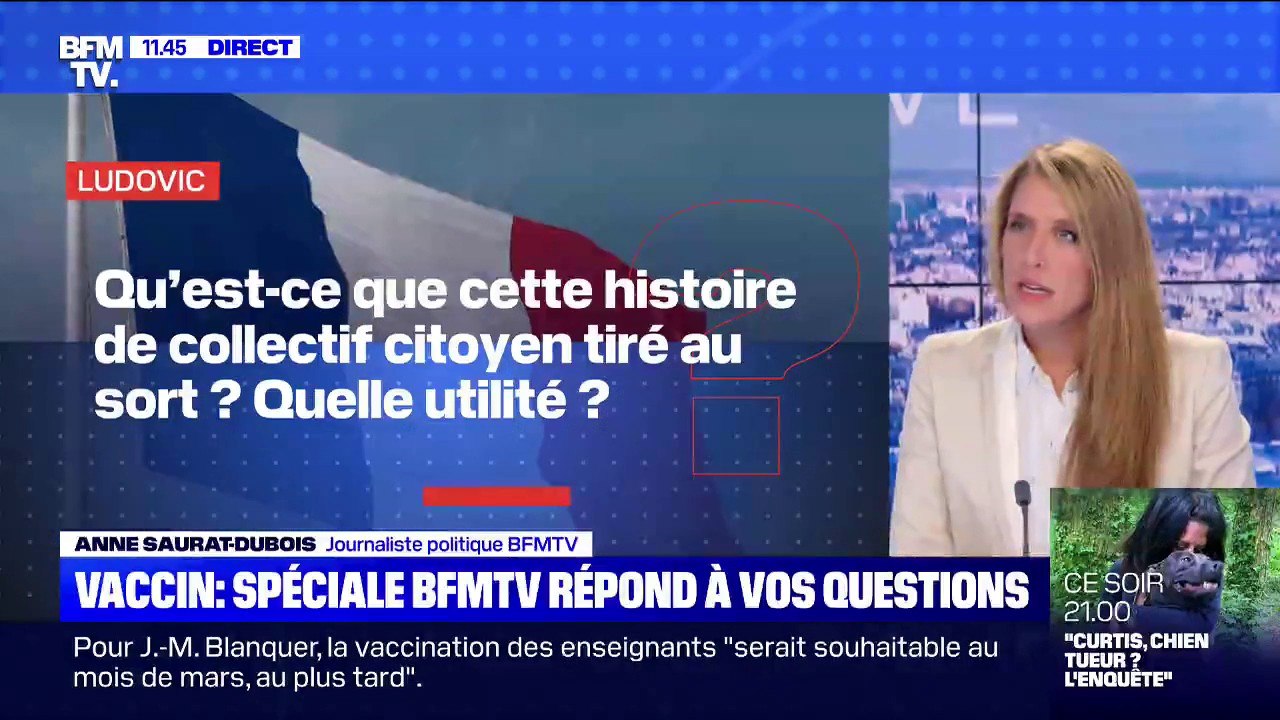 Quelle est l'utilité du collectif citoyen tiré au sort ? - BFMTV répond à vos questions