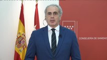 El consejero de Sanidad madrileño: 